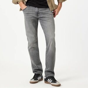 Mavi Matt Relaxed Straight Leg Jeans Men's Size 44 x 32 Big Stretchy Gray